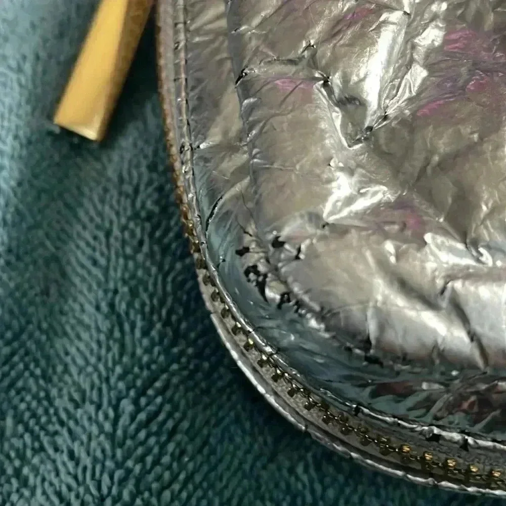 Tory Burch metallic cross bag